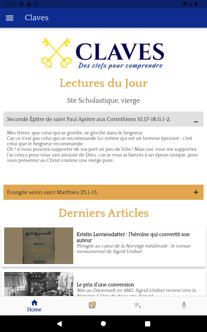 Claves screenshot